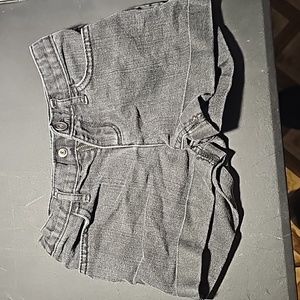 Faded black shorts